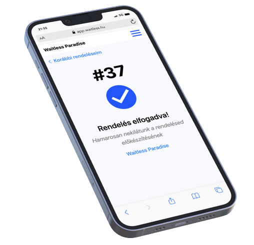 Screenshot from WaitLess